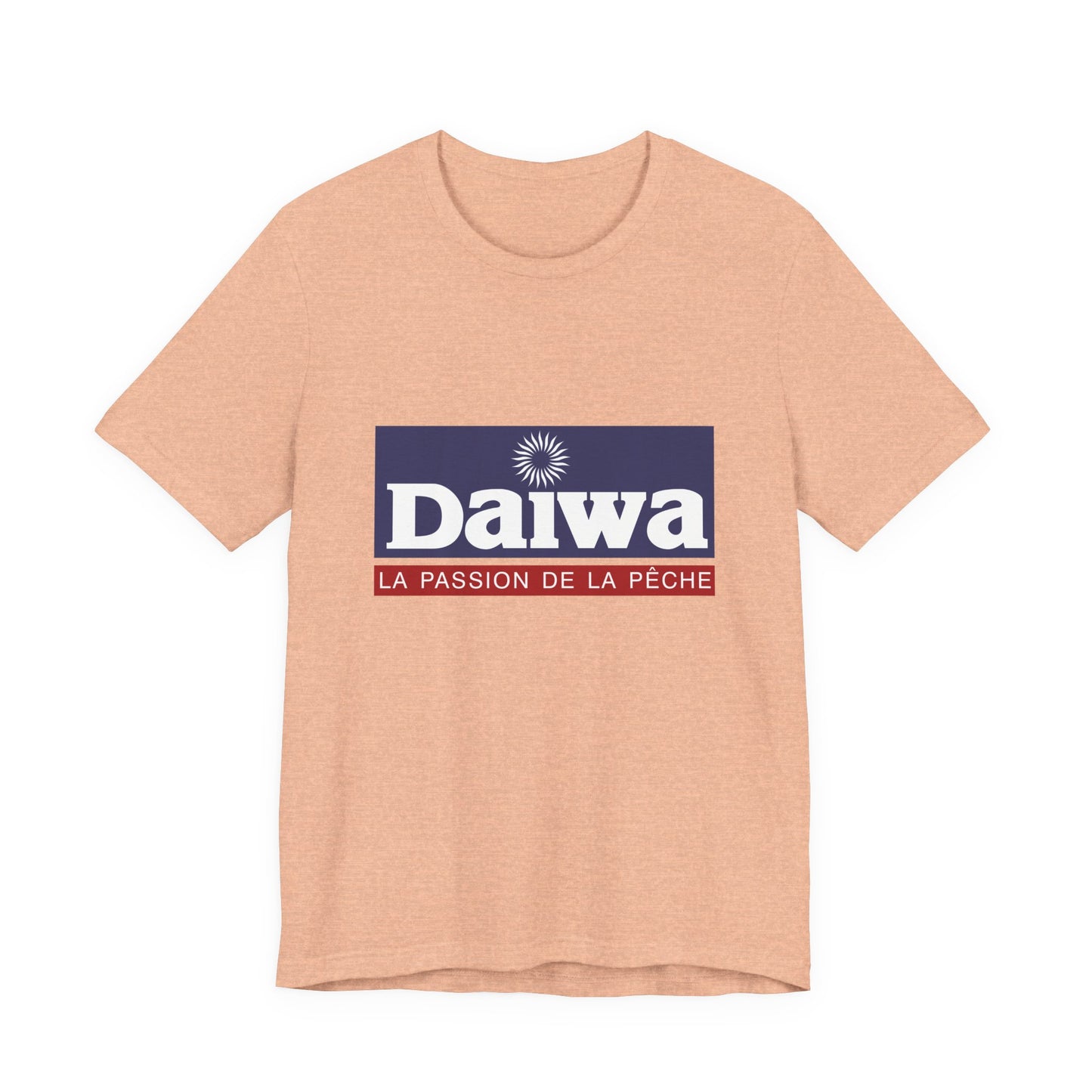 Unisex T Shirt Short Sleeve Daiwa Fishing Logo Jersey Tee Crew Neck Regular Fit