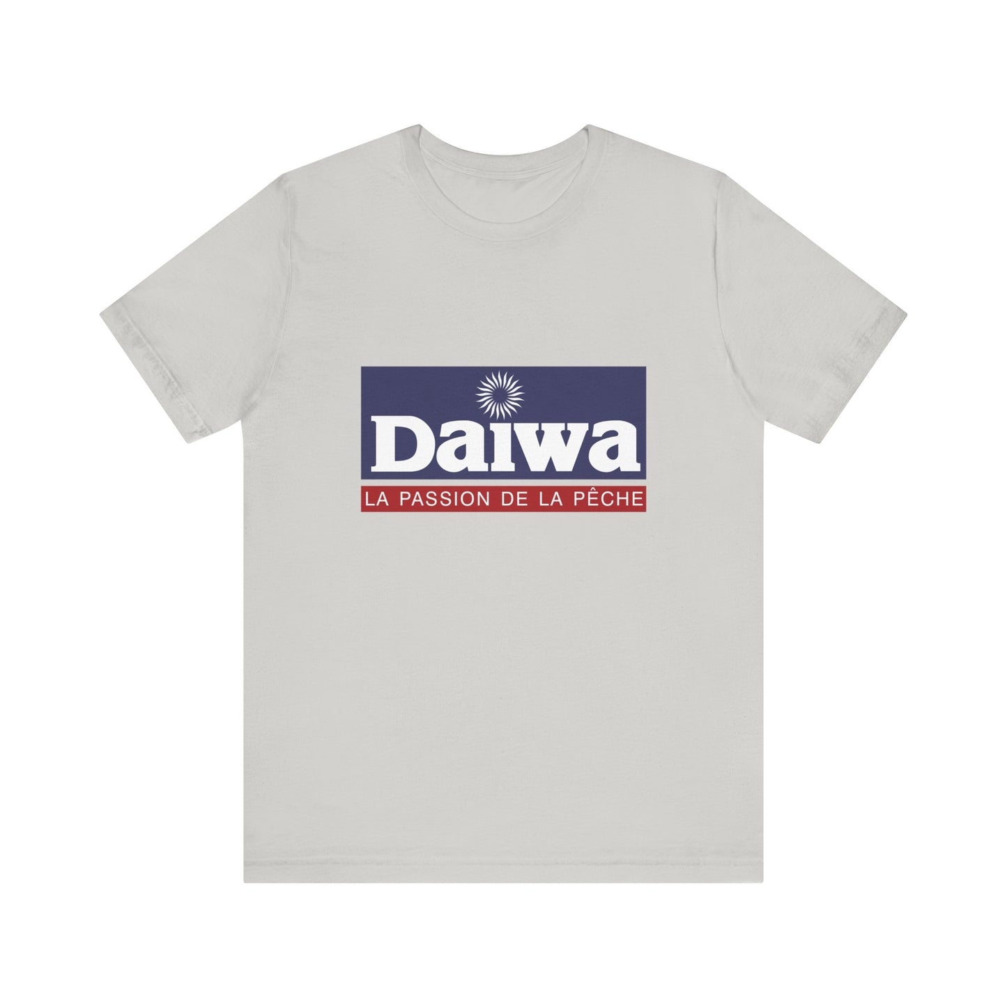 Unisex T Shirt Short Sleeve Daiwa Fishing Logo Jersey Tee Crew Neck Regular Fit