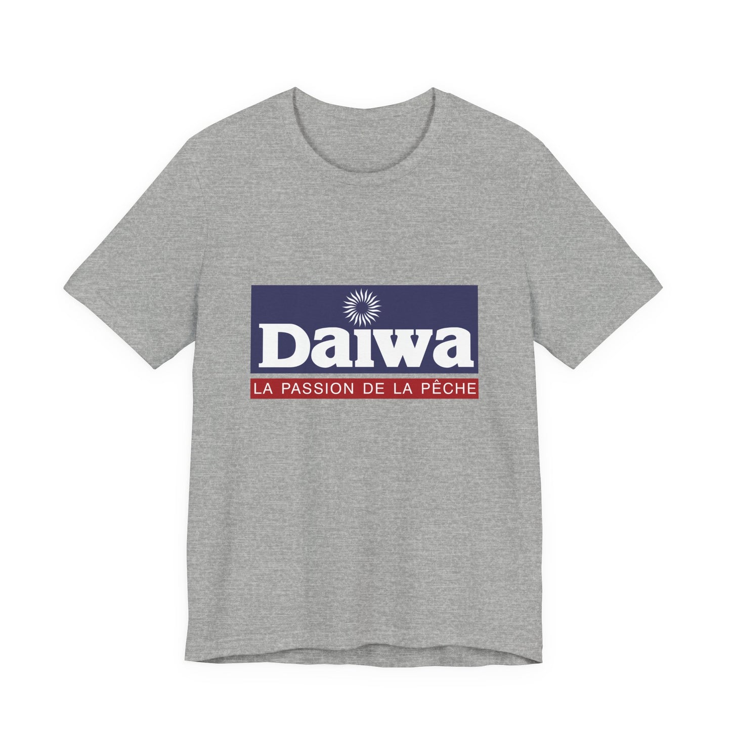 Unisex T Shirt Short Sleeve Daiwa Fishing Logo Jersey Tee Crew Neck Regular Fit