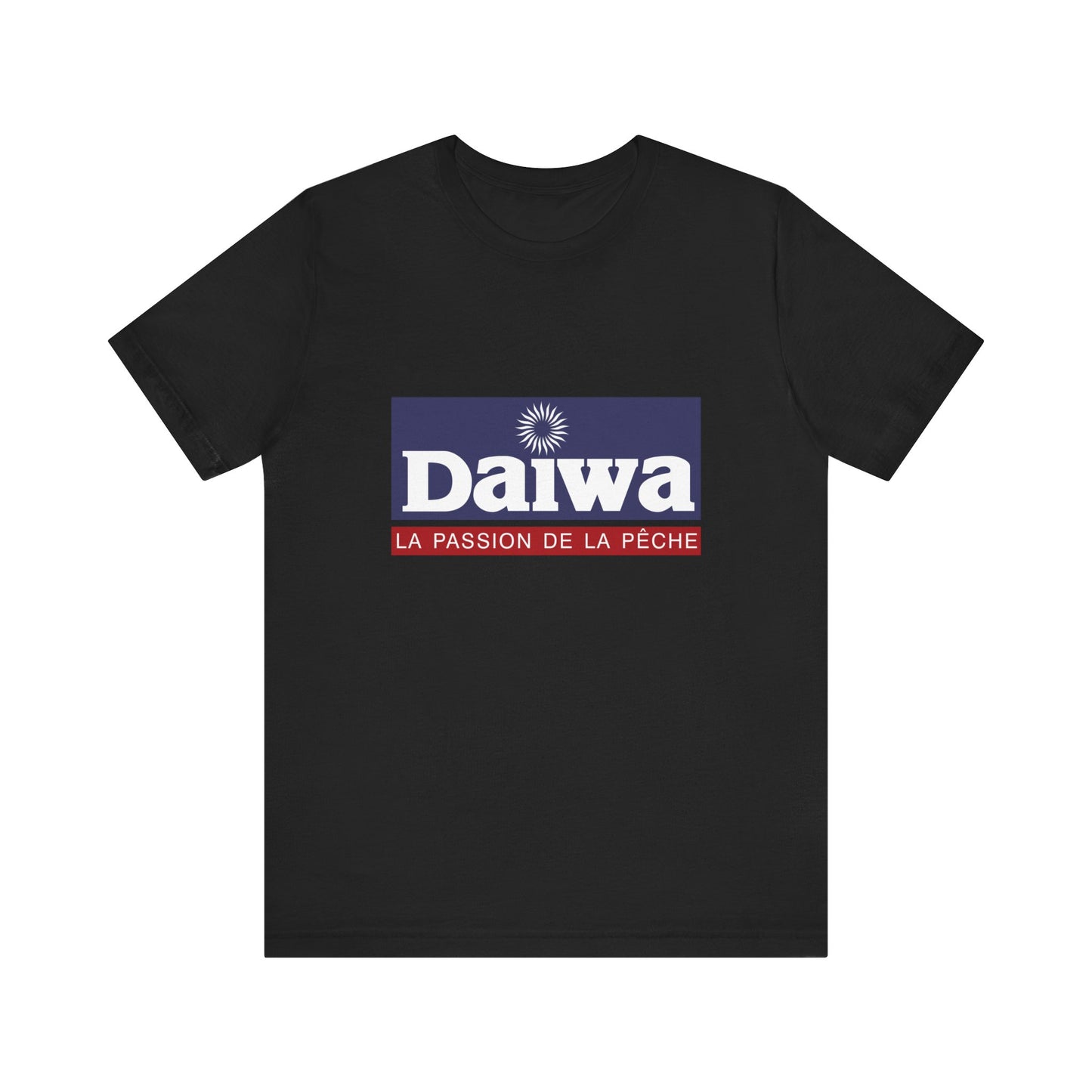 Unisex T Shirt Short Sleeve Daiwa Fishing Logo Jersey Tee Crew Neck Regular Fit