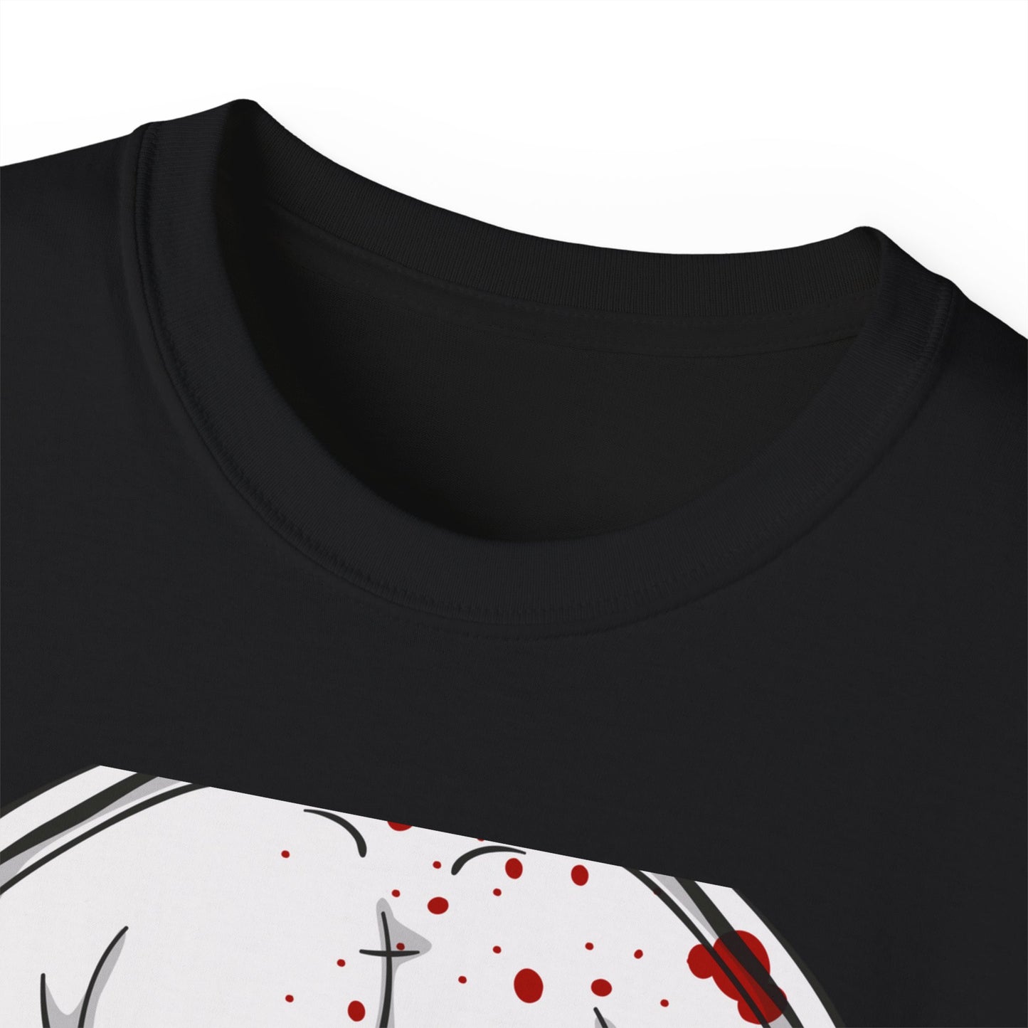 Black, White T Shirt White Skull Illustration Ultra Cotton Tee Calavera Skull Halloween Skull Happy Halloween Face Head