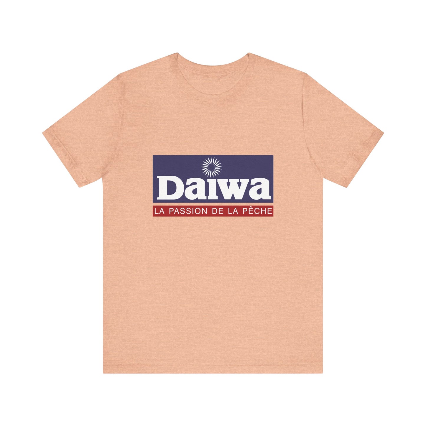 Unisex T Shirt Short Sleeve Daiwa Fishing Logo Jersey Tee Crew Neck Regular Fit