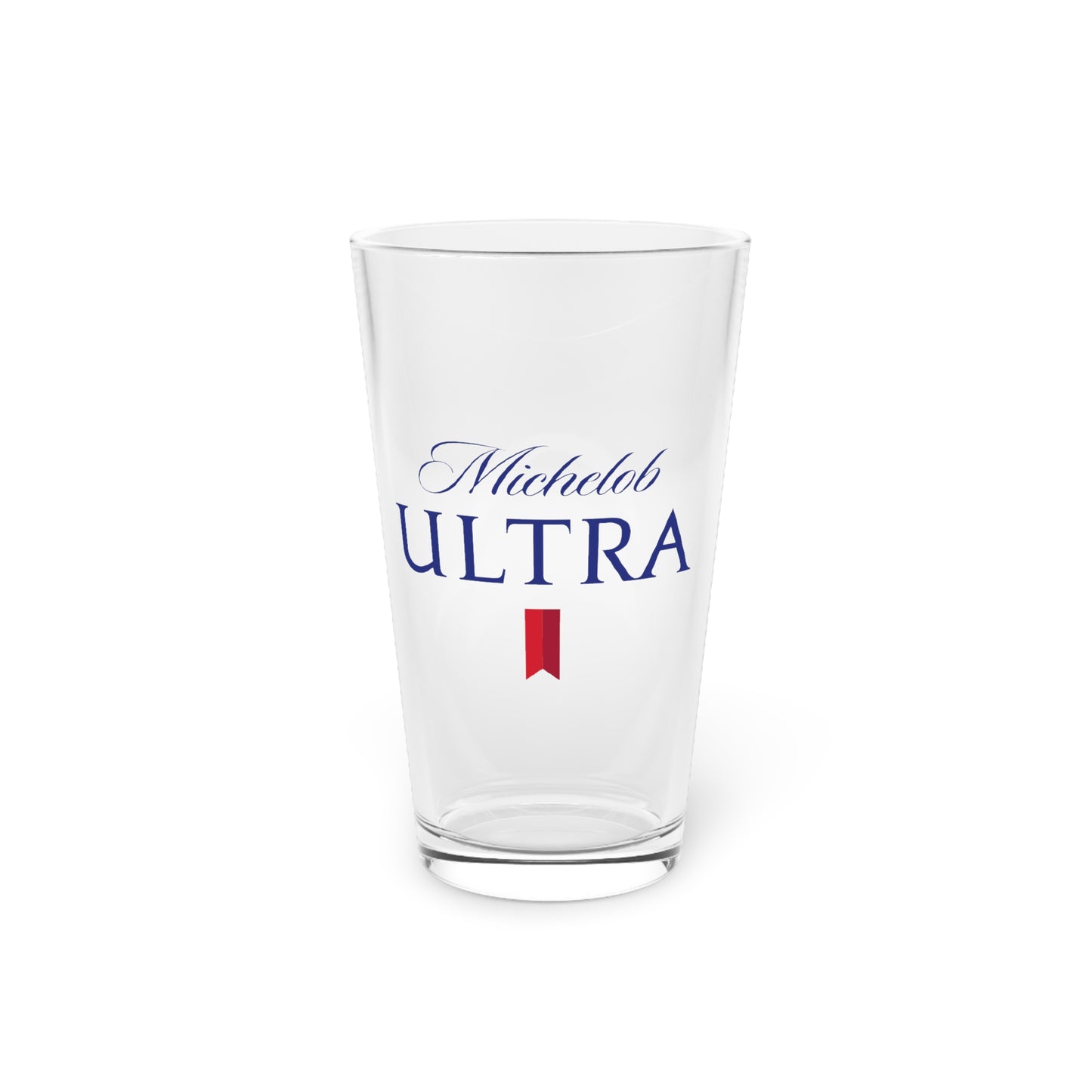 Pint Glass Beer Michelob Ultra Logo, 16oz