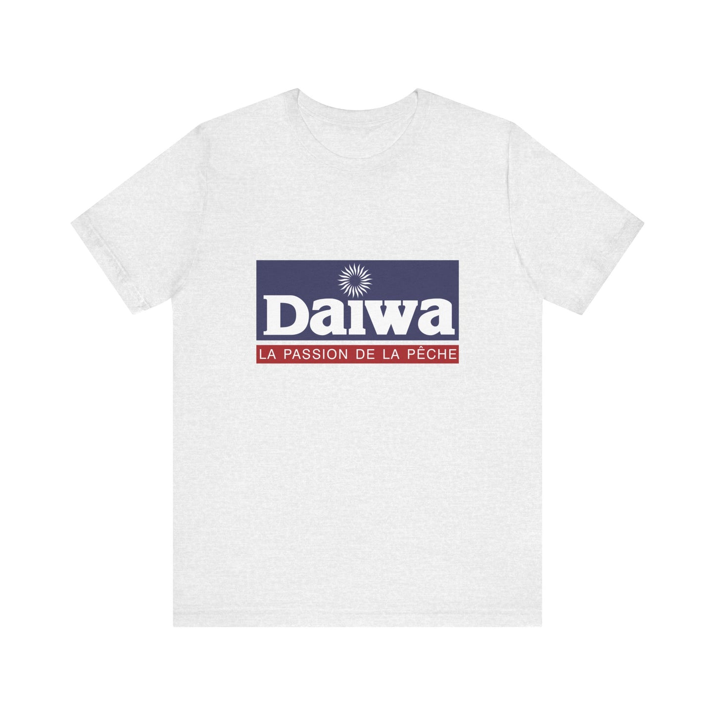 Unisex T Shirt Short Sleeve Daiwa Fishing Logo Jersey Tee Crew Neck Regular Fit