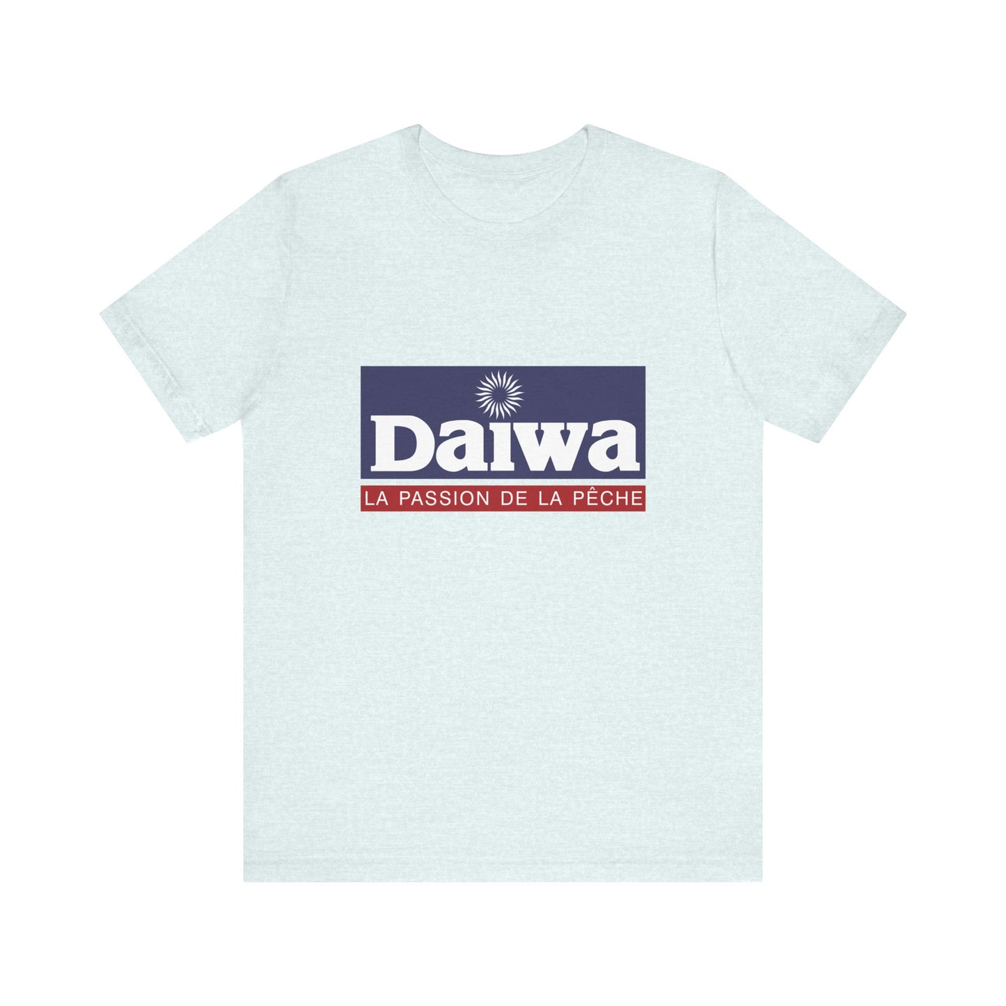 Unisex T Shirt Short Sleeve Daiwa Fishing Logo Jersey Tee Crew Neck Regular Fit