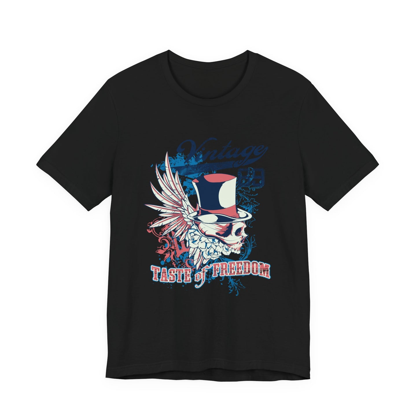 Vintage T Shirt Taste Of Freedom Unisex Jersey Short Sleeve Tee S to 2XL