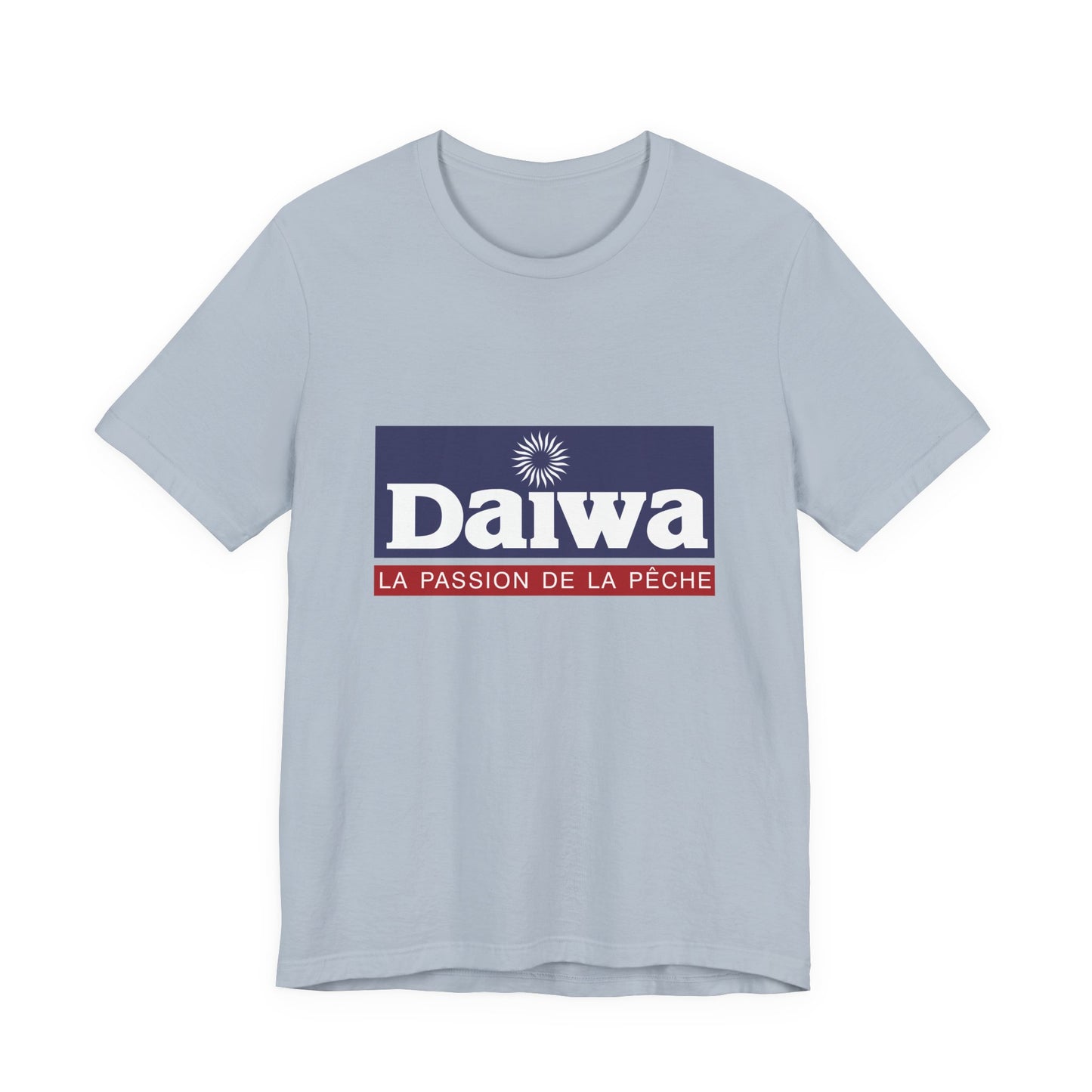 Unisex T Shirt Short Sleeve Daiwa Fishing Logo Jersey Tee Crew Neck Regular Fit