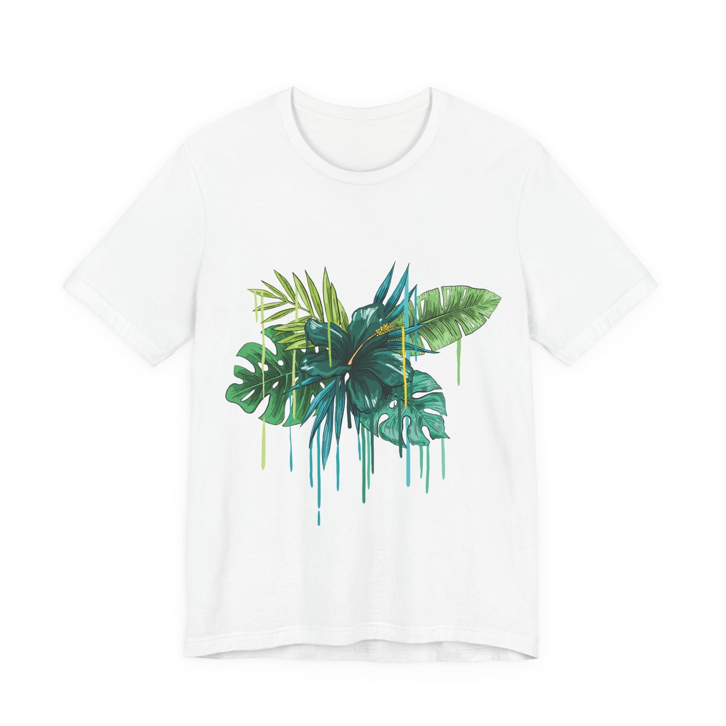 Women's Green Flower T-Shirt