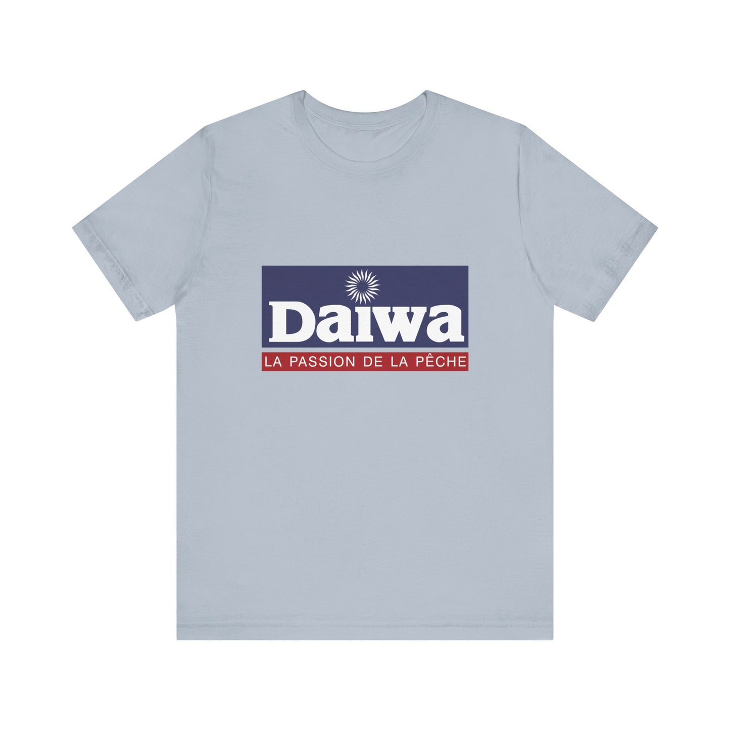 Unisex T Shirt Short Sleeve Daiwa Fishing Logo Jersey Tee Crew Neck Regular Fit