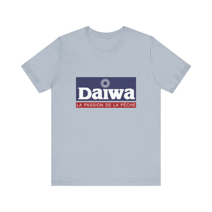 Unisex T Shirt Short Sleeve Daiwa Fishing Logo Jersey Tee Crew Neck Regular Fit