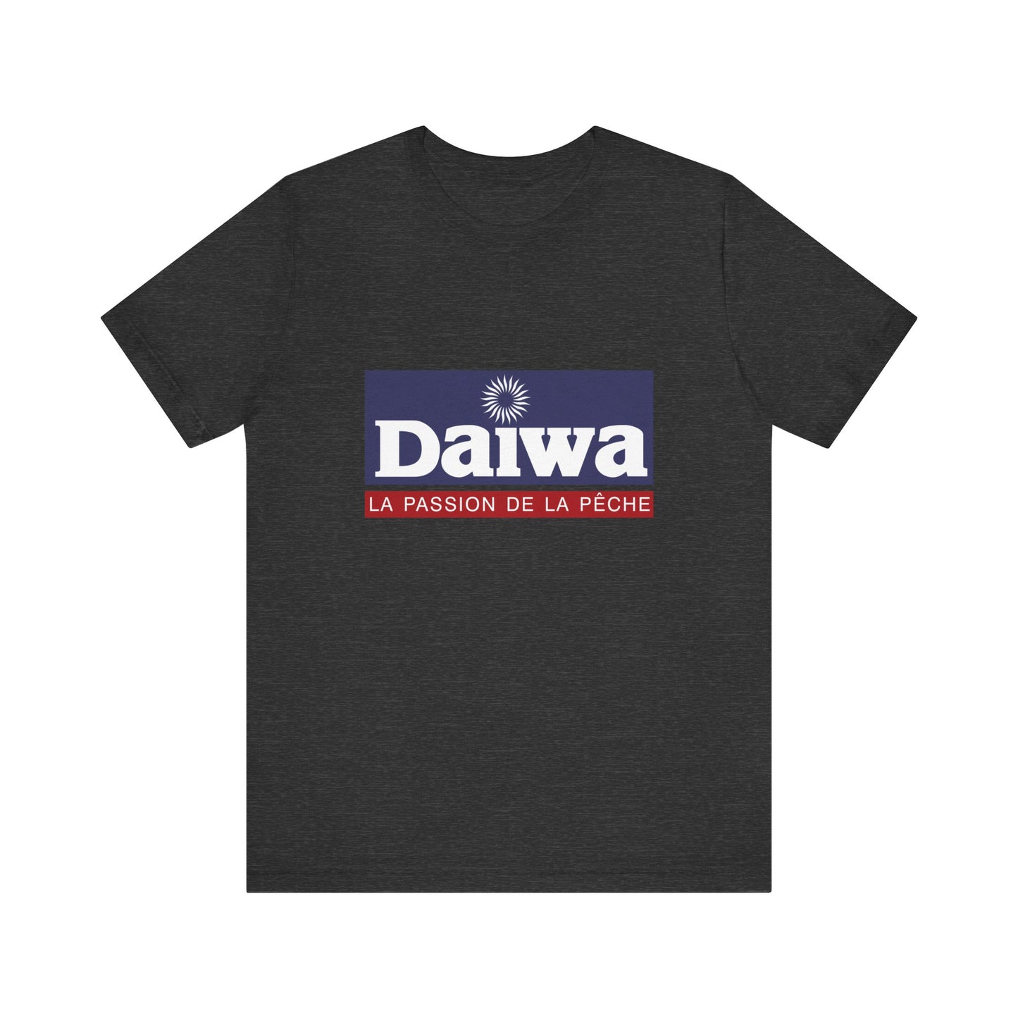 Unisex T Shirt Short Sleeve Daiwa Fishing Logo Jersey Tee Crew Neck Regular Fit