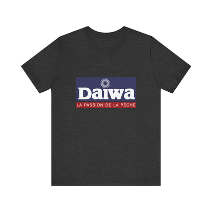 Unisex T Shirt Short Sleeve Daiwa Fishing Logo Jersey Tee Crew Neck Regular Fit