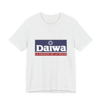 Unisex T Shirt Short Sleeve Daiwa Fishing Logo Jersey Tee Crew Neck Regular Fit