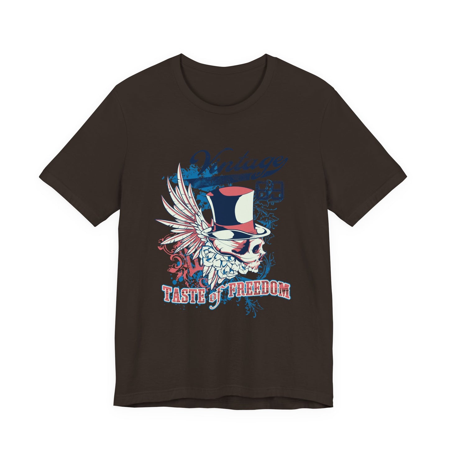 Vintage T Shirt Taste Of Freedom Unisex Jersey Short Sleeve Tee S to 2XL