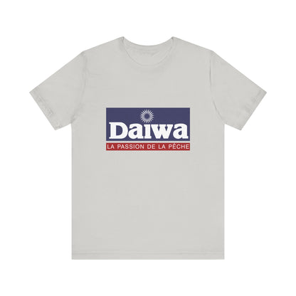 Unisex T Shirt Short Sleeve Daiwa Fishing Logo Jersey Tee Crew Neck Regular Fit