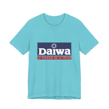 Unisex T Shirt Short Sleeve Daiwa Fishing Logo Jersey Tee Crew Neck Regular Fit