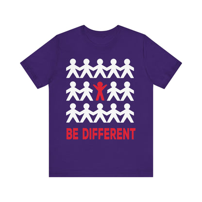 Unisex T Shirt Jersey Short Sleeve Tee Crew Neck Be Different