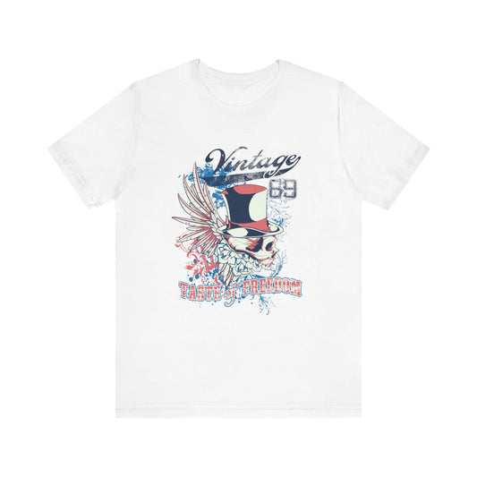 Vintage T Shirt Taste Of Freedom Unisex Jersey Short Sleeve Tee S to 2XL