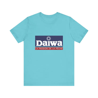 Unisex T Shirt Short Sleeve Daiwa Fishing Logo Jersey Tee Crew Neck Regular Fit