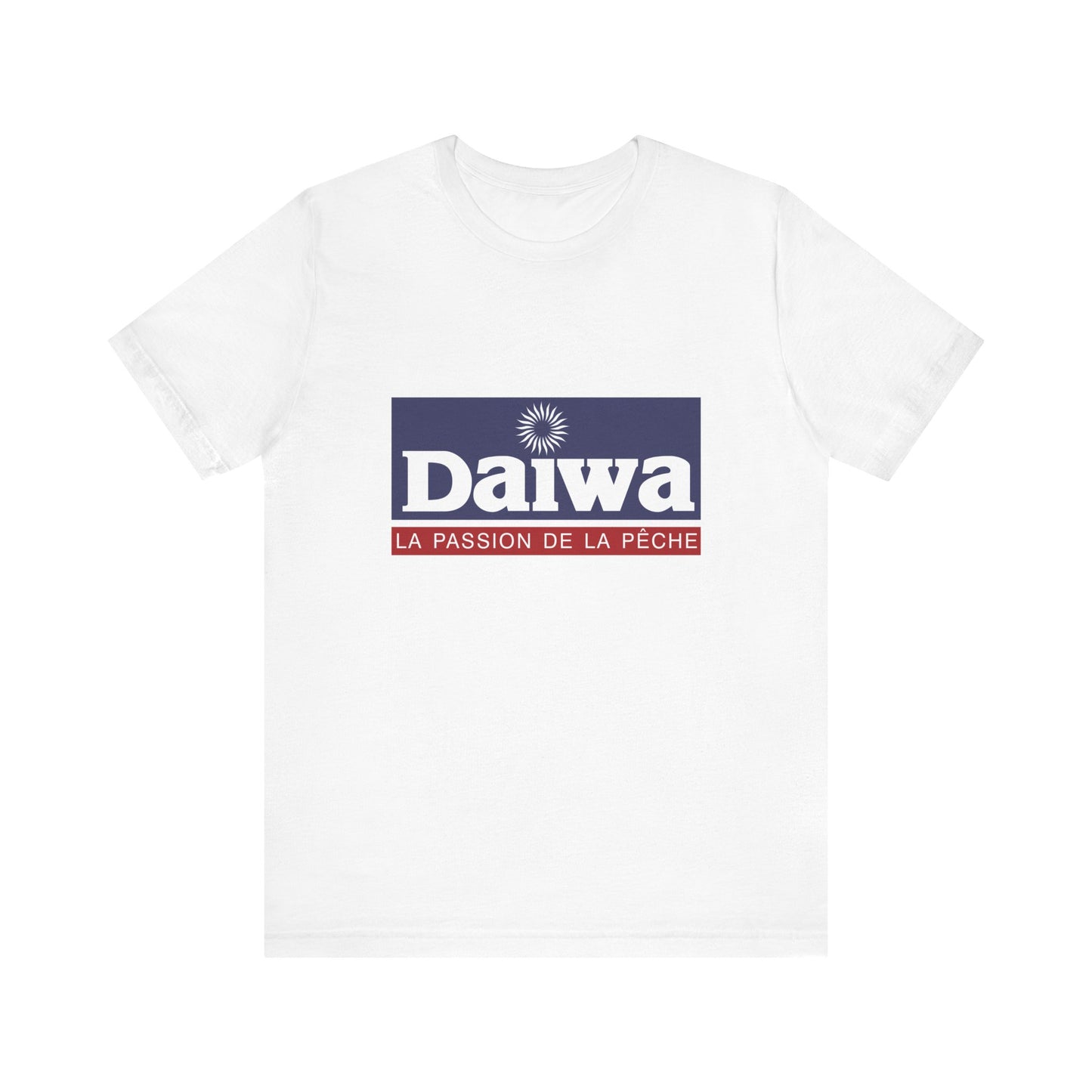 Unisex T Shirt Short Sleeve Daiwa Fishing Logo Jersey Tee Crew Neck Regular Fit