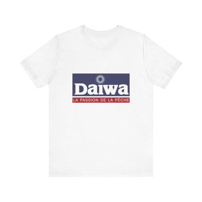 Unisex T Shirt Short Sleeve Daiwa Fishing Logo Jersey Tee Crew Neck Regular Fit