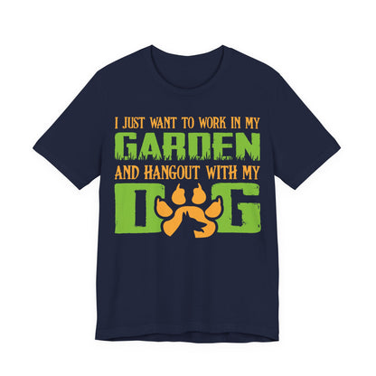 Unisex T Shirt Black My Dog Short Sleeve Crew Neck Jersey Tee
