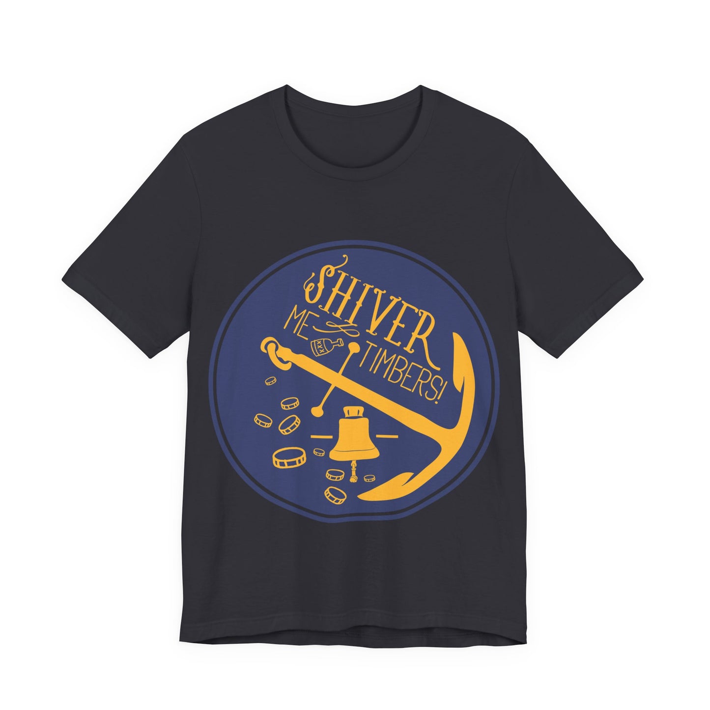 Men's T Shirt Short Sleeve Shiver Me Tombers Jersey Tee Crew Neck