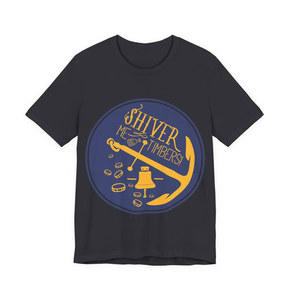 Men's T Shirt Short Sleeve Shiver Me Tombers Jersey Tee Crew Neck