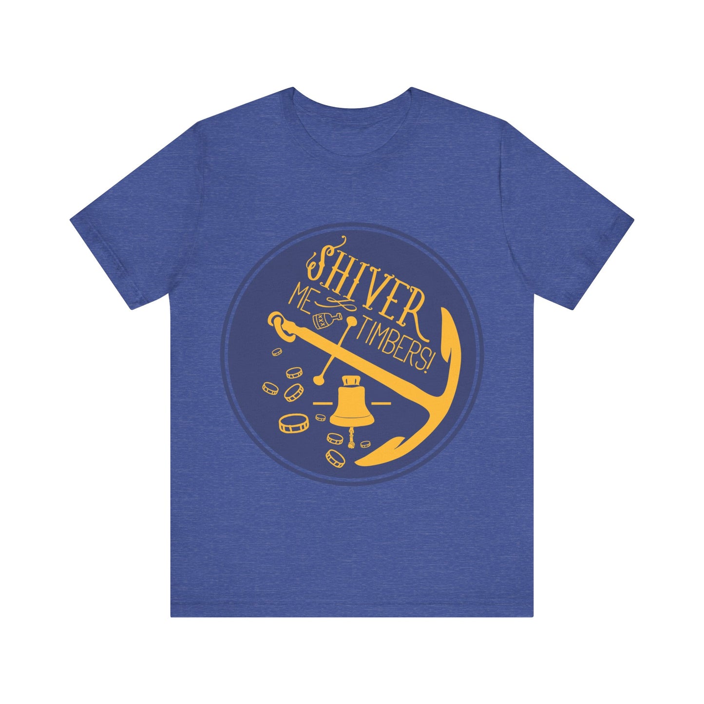 Men's T Shirt Short Sleeve Shiver Me Tombers Jersey Tee Crew Neck