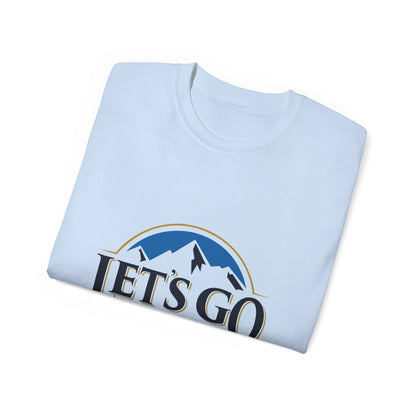 White T Shirt Let's Go Brandon BUSCH Beer Logo Husband Gift Cotton Graphic Tee Classic Fit, Quality Cotton