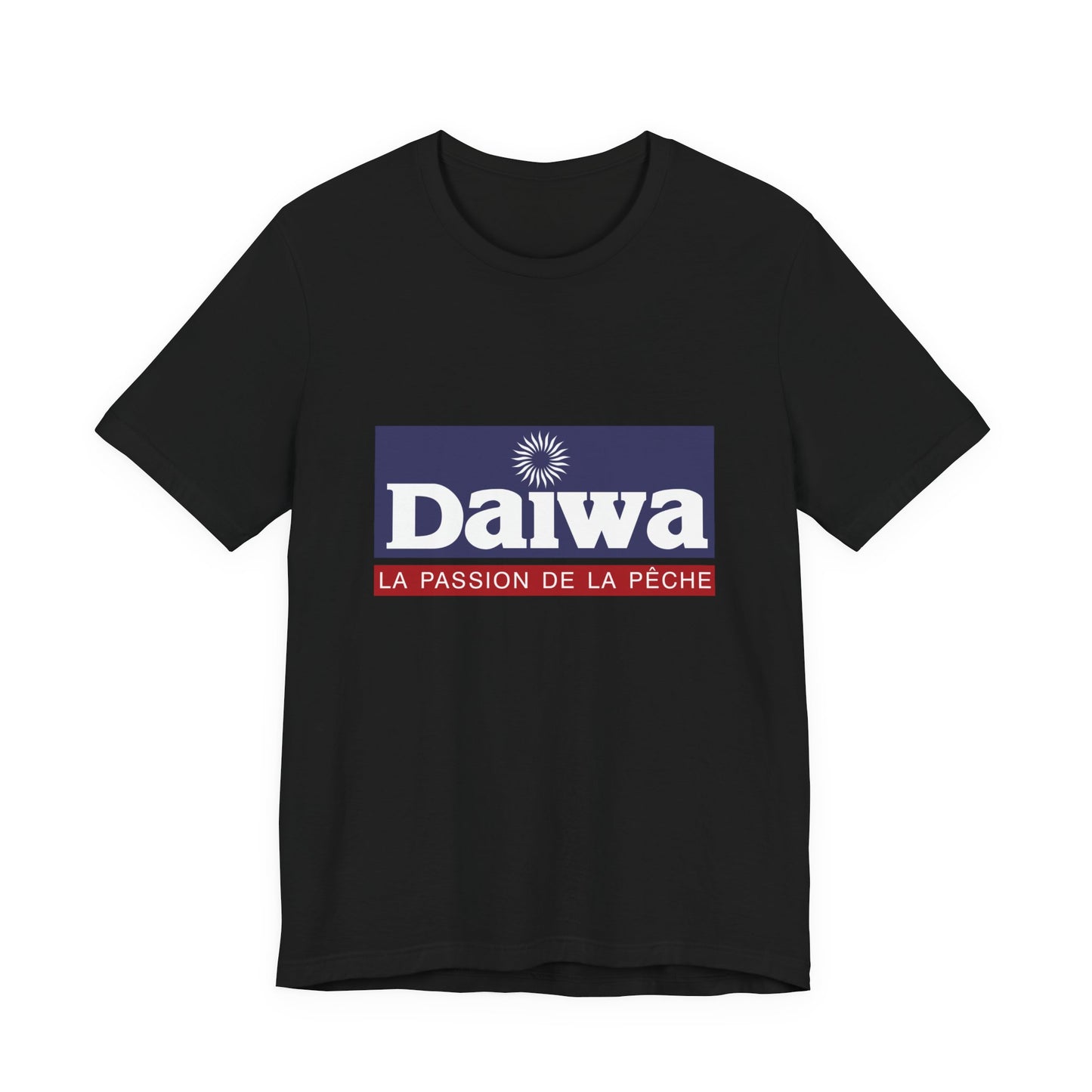 Unisex T Shirt Short Sleeve Daiwa Fishing Logo Jersey Tee Crew Neck Regular Fit