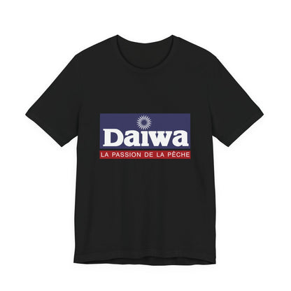 Unisex T Shirt Short Sleeve Daiwa Fishing Logo Jersey Tee Crew Neck Regular Fit