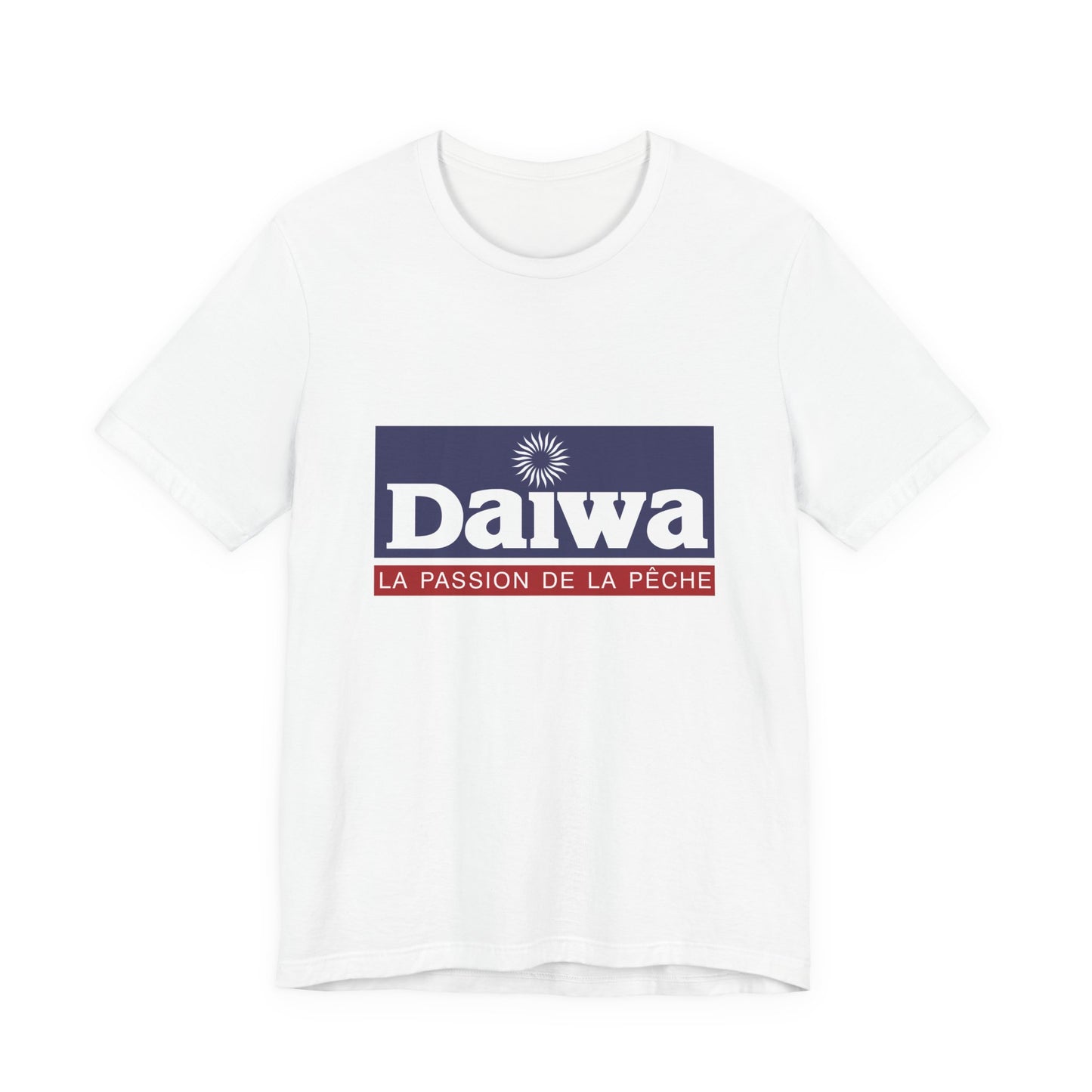 Unisex T Shirt Short Sleeve Daiwa Fishing Logo Jersey Tee Crew Neck Regular Fit