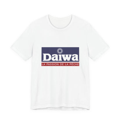 Unisex T Shirt Short Sleeve Daiwa Fishing Logo Jersey Tee Crew Neck Regular Fit
