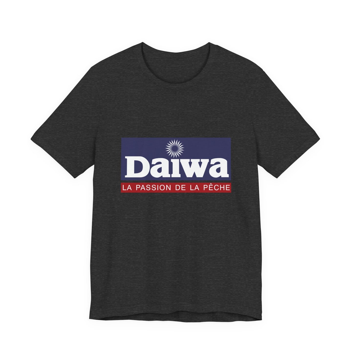 Unisex T Shirt Short Sleeve Daiwa Fishing Logo Jersey Tee Crew Neck Regular Fit