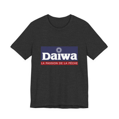 Unisex T Shirt Short Sleeve Daiwa Fishing Logo Jersey Tee Crew Neck Regular Fit