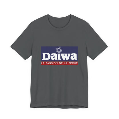 Unisex T Shirt Short Sleeve Daiwa Fishing Logo Jersey Tee Crew Neck Regular Fit