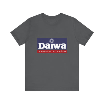 Unisex T Shirt Short Sleeve Daiwa Fishing Logo Jersey Tee Crew Neck Regular Fit