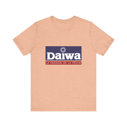 Unisex T Shirt Short Sleeve Daiwa Fishing Logo Jersey Tee Crew Neck Regular Fit