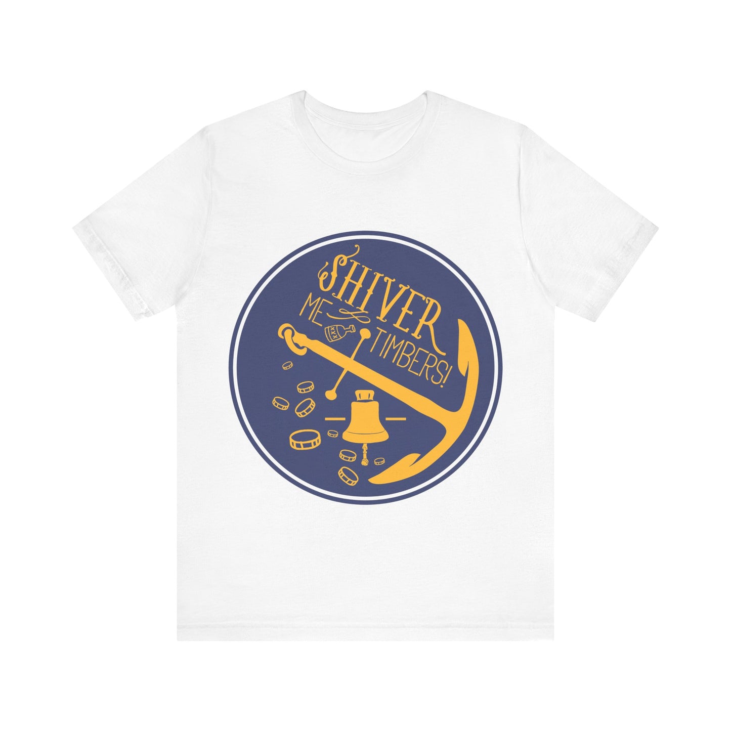 Men's T Shirt Short Sleeve Shiver Me Tombers Jersey Tee Crew Neck