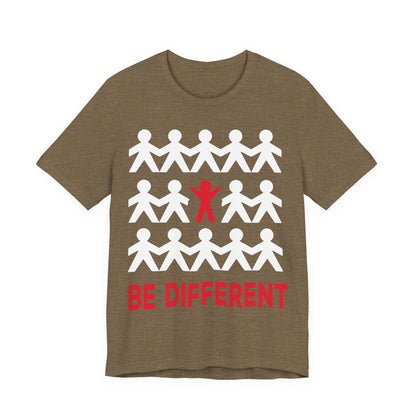 Unisex T Shirt Jersey Short Sleeve Tee Crew Neck Be Different