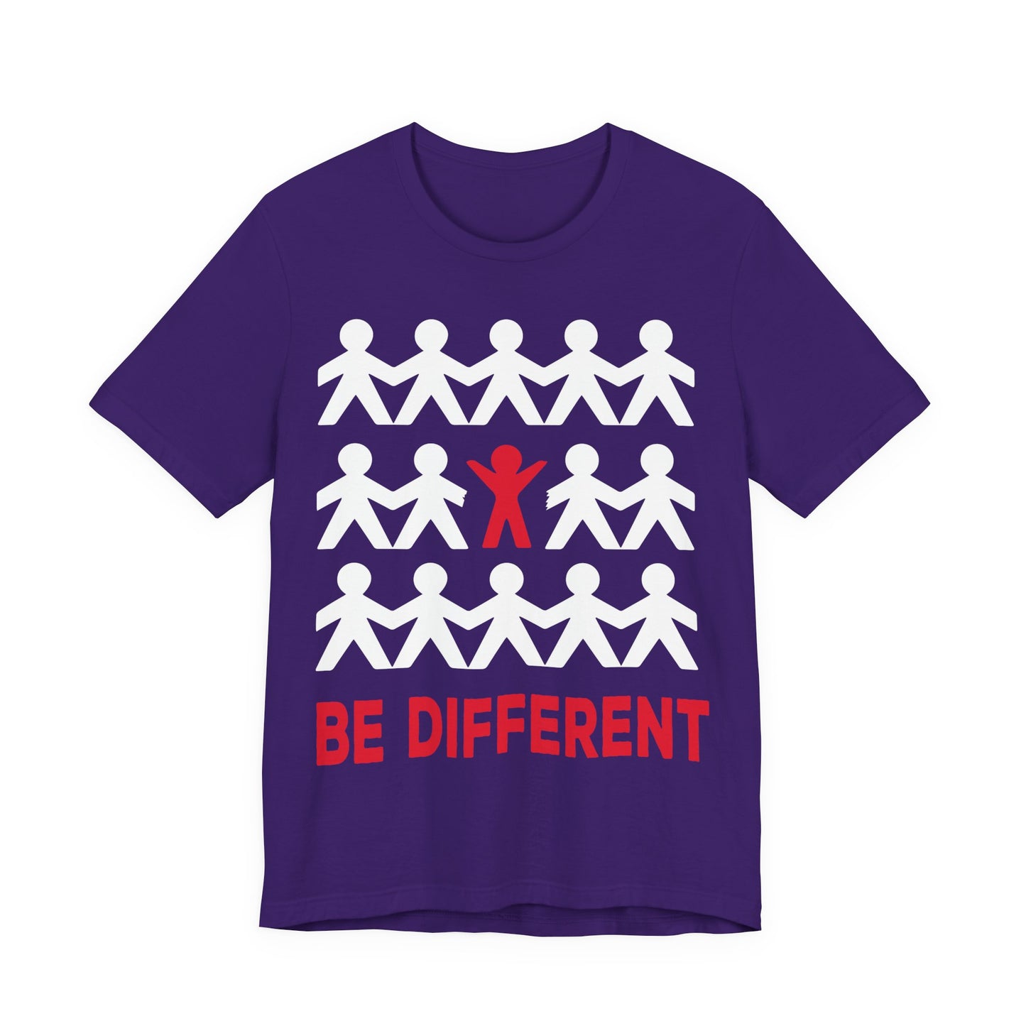 Unisex T Shirt Jersey Short Sleeve Tee Crew Neck Be Different
