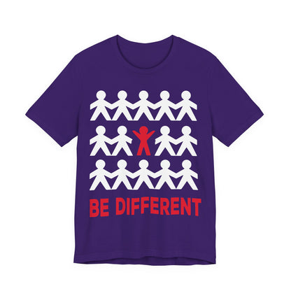 Unisex T Shirt Jersey Short Sleeve Tee Crew Neck Be Different
