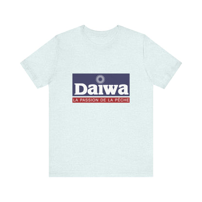Unisex T Shirt Short Sleeve Daiwa Fishing Logo Jersey Tee Crew Neck Regular Fit