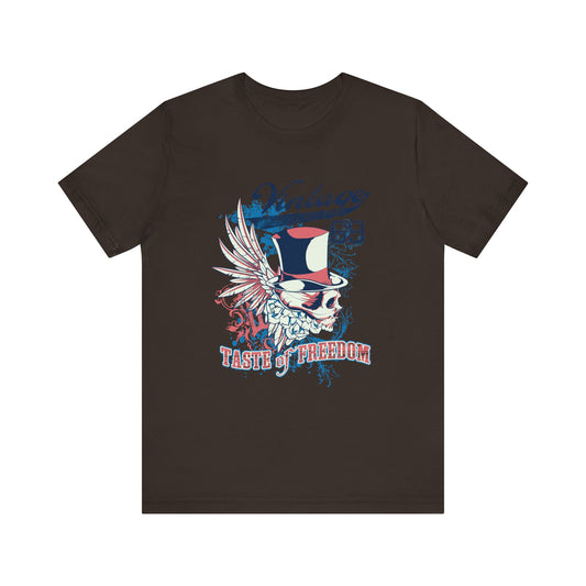 Vintage T Shirt Taste Of Freedom Unisex Jersey Short Sleeve Tee S to 2XL