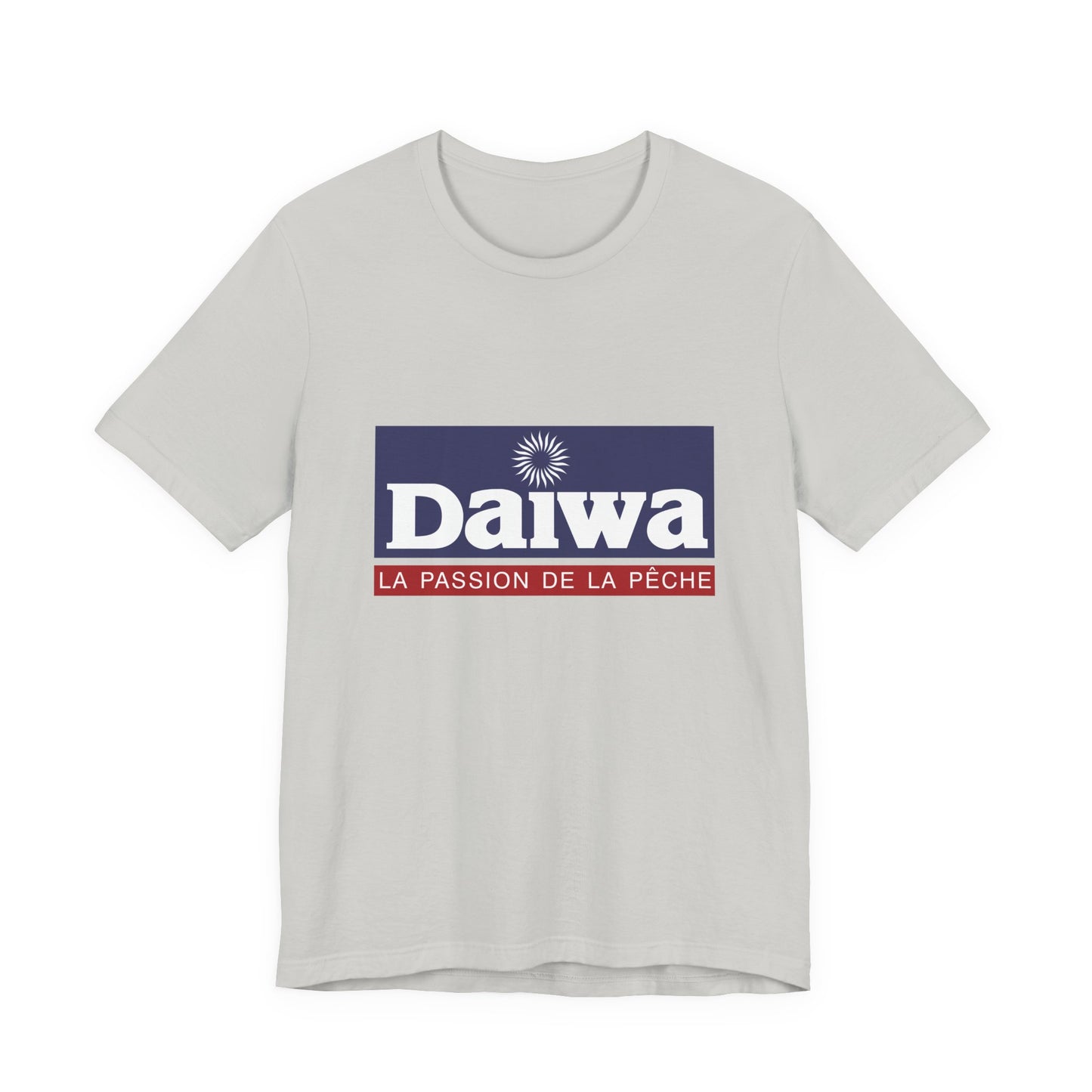 Unisex T Shirt Short Sleeve Daiwa Fishing Logo Jersey Tee Crew Neck Regular Fit