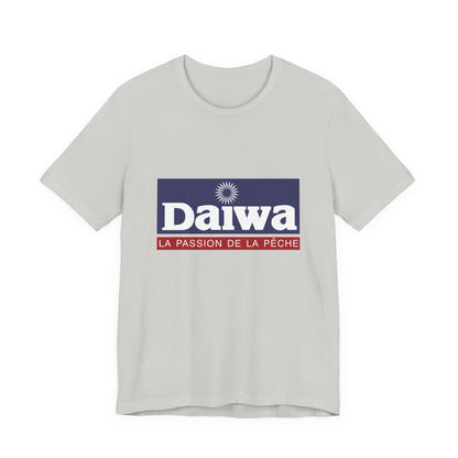 Unisex T Shirt Short Sleeve Daiwa Fishing Logo Jersey Tee Crew Neck Regular Fit