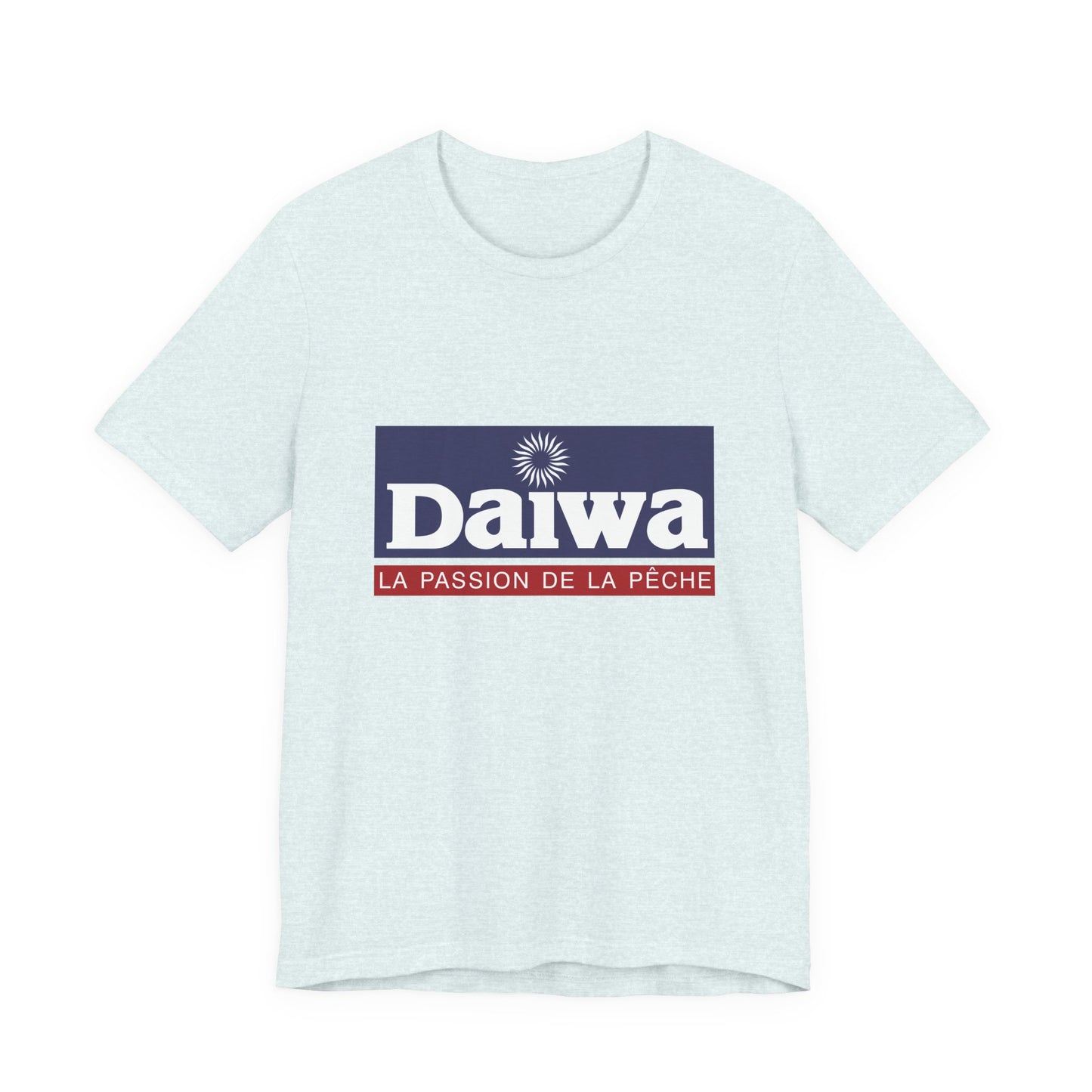 Unisex T Shirt Short Sleeve Daiwa Fishing Logo Jersey Tee Crew Neck Regular Fit