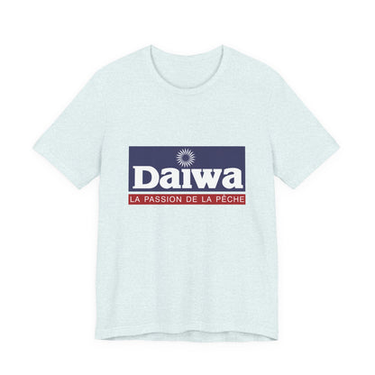 Unisex T Shirt Short Sleeve Daiwa Fishing Logo Jersey Tee Crew Neck Regular Fit