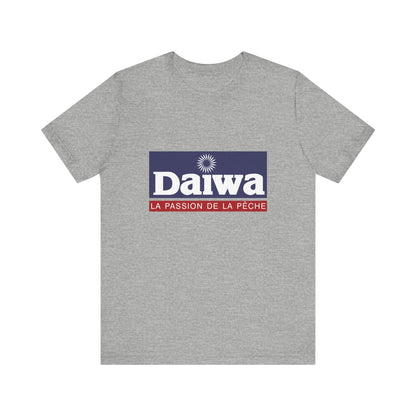 Unisex T Shirt Short Sleeve Daiwa Fishing Logo Jersey Tee Crew Neck Regular Fit